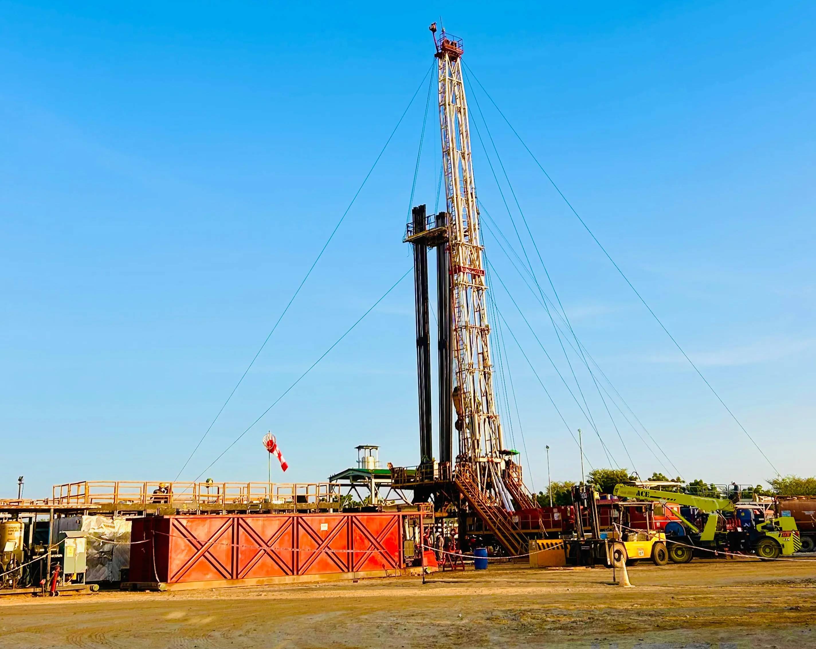 Onshore drilling rig operations — Dude Oil Field Services India